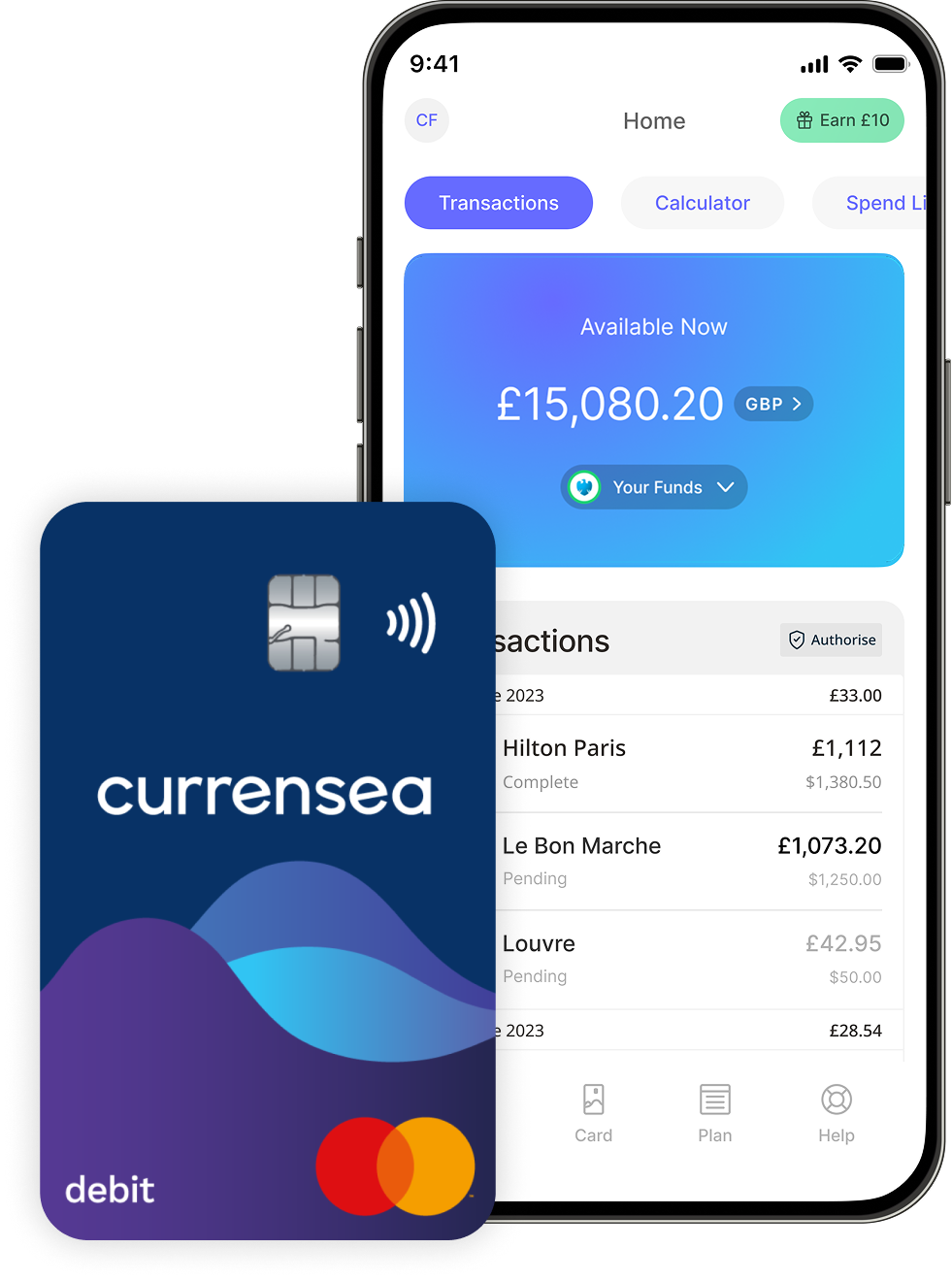 Currensea Virtual card