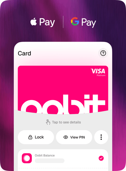 Oobit Virtual card